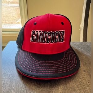 Gamecocks Red and Black Embroidered Cap